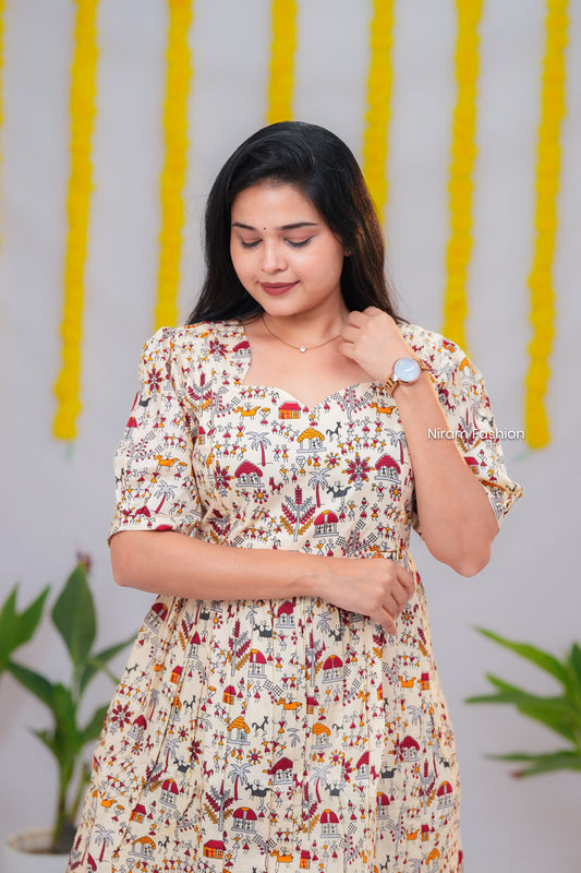 Mahi premium cotton maternity kurti