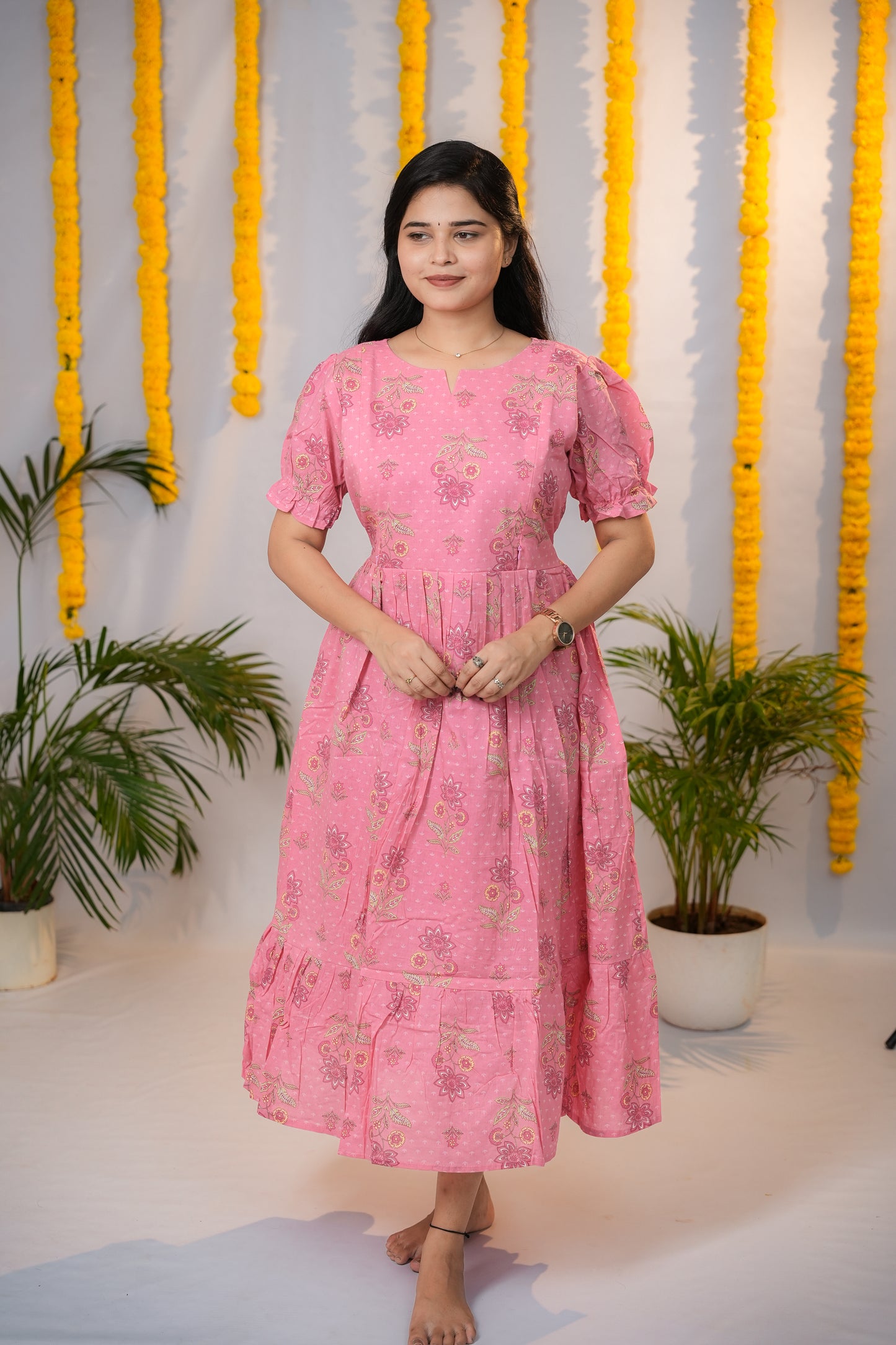 Diya premium cotton maternity kurti