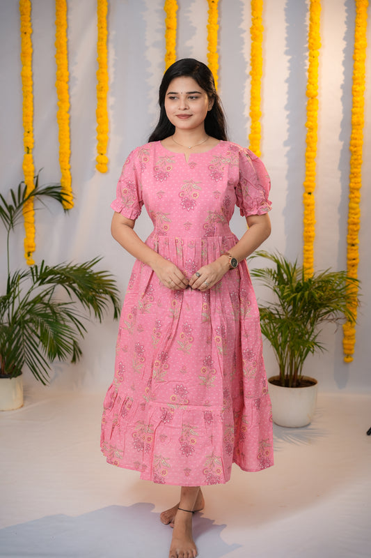Diya premium cotton maternity kurti
