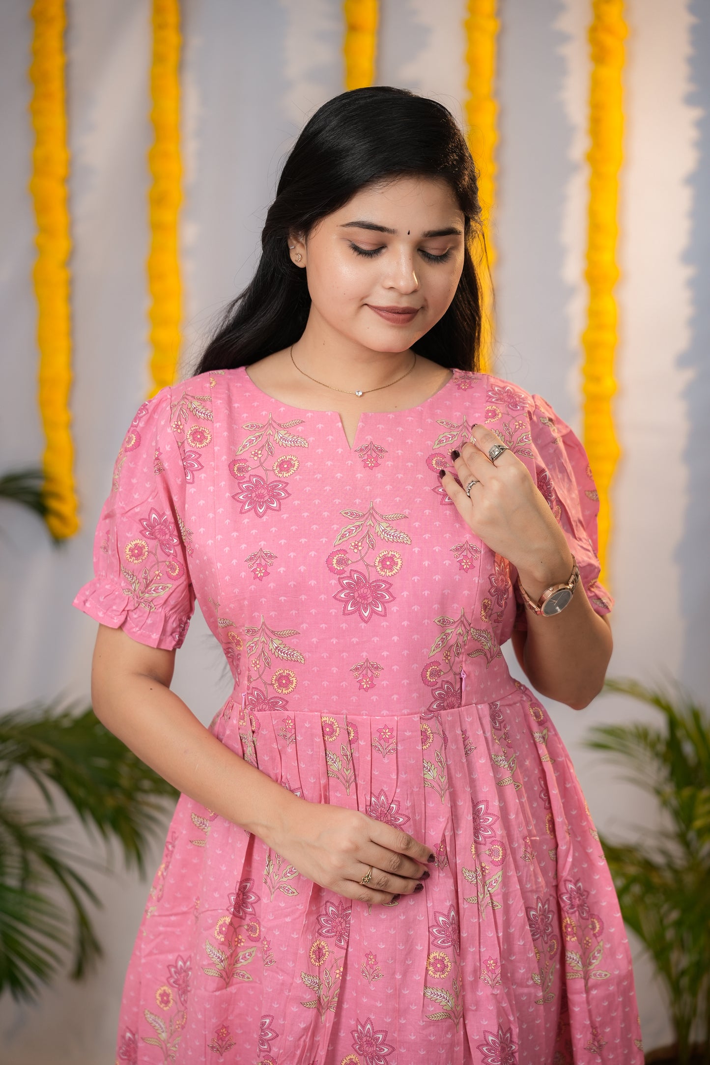 Diya premium cotton maternity kurti