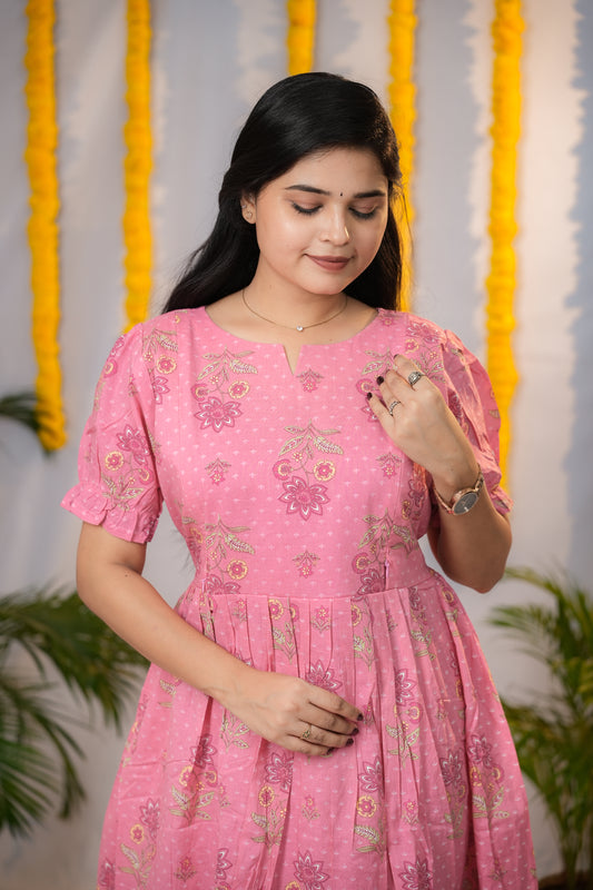Diya premium cotton maternity kurti