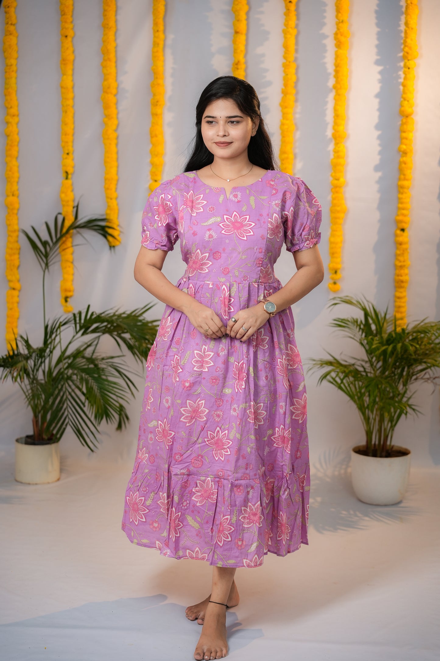 Diya premium cotton maternity kurti