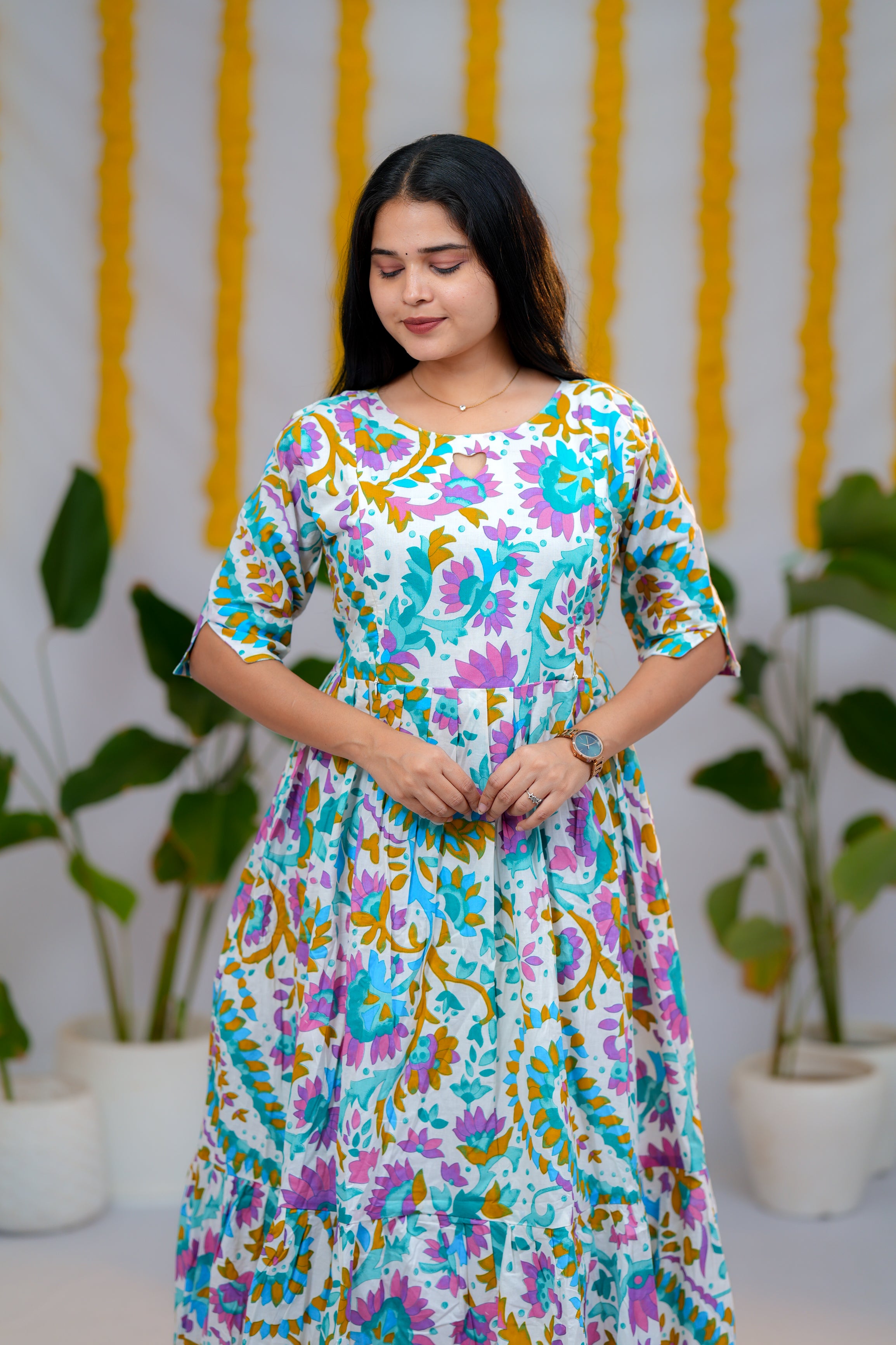 Yashika premium cotton maternity kurti