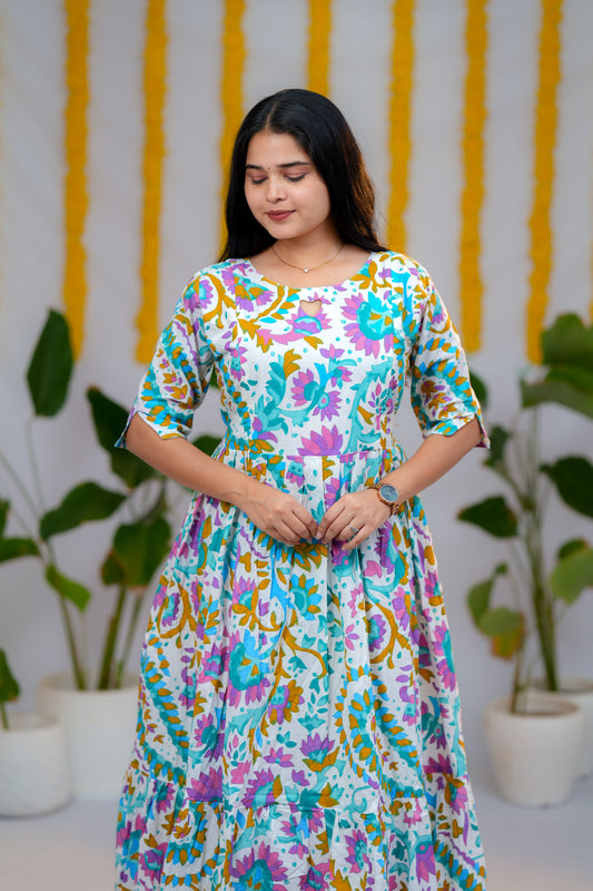 Yashika premium cotton maternity kurti