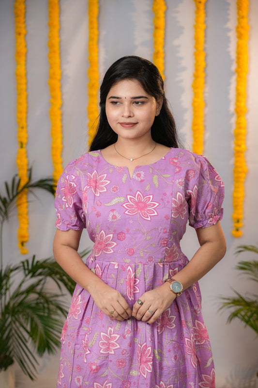 Diya premium cotton maternity kurti