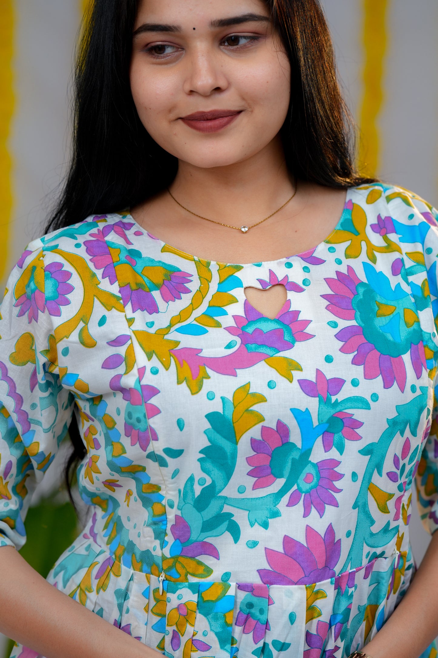 Yashika premium cotton maternity kurti