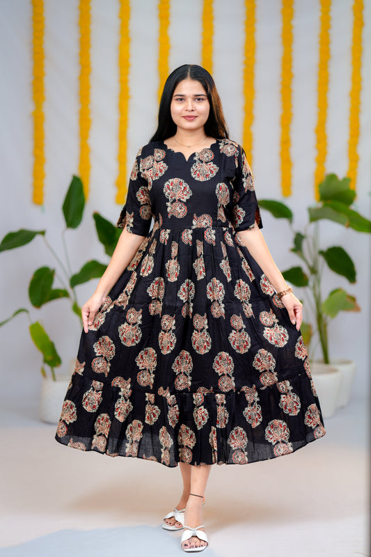 Yashika premium cotton maternity kurti