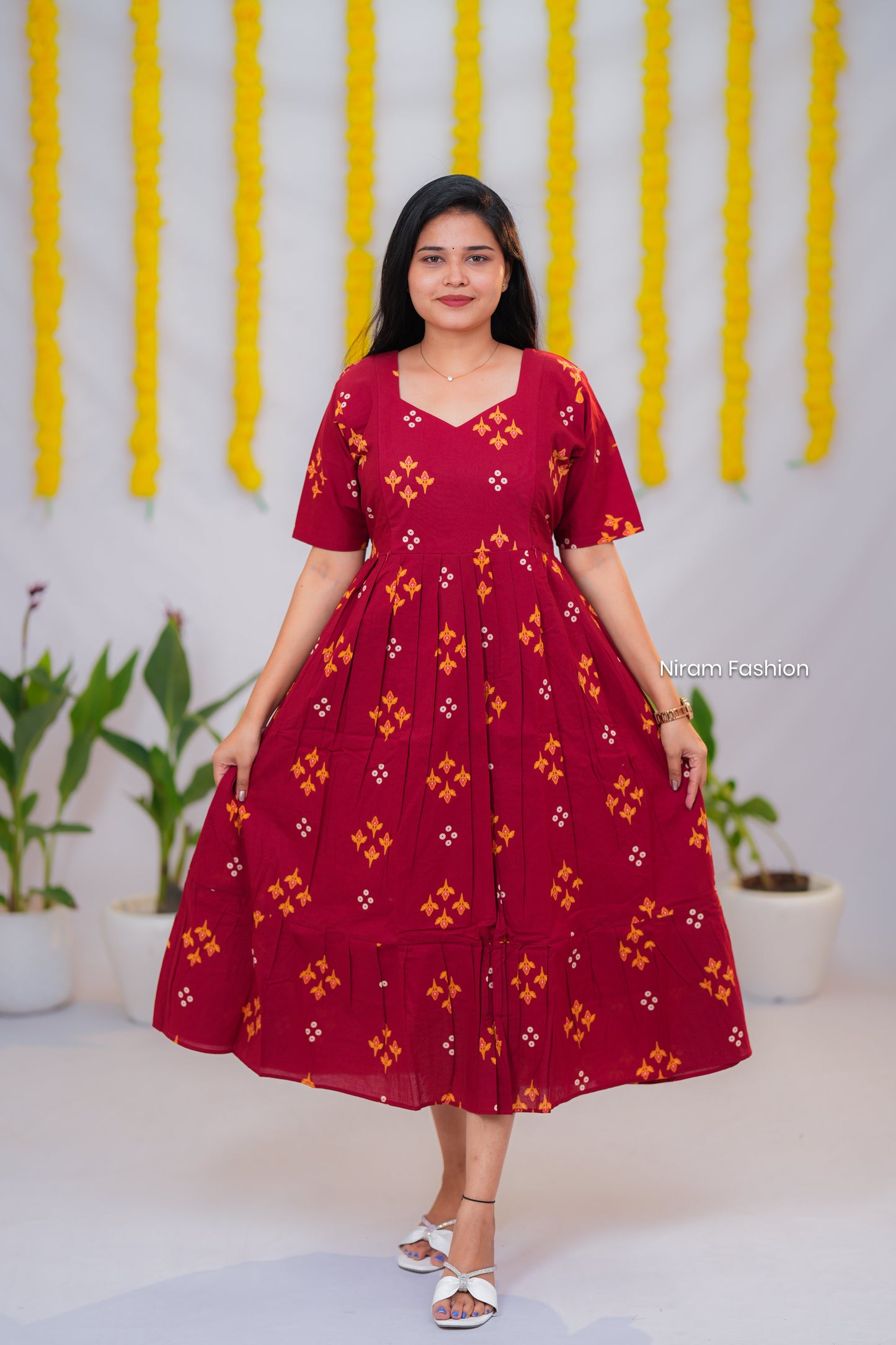 Aadhirai premium cotton maternity kurti