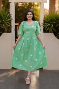 Azhagi 3 premium cotton maternity kurti