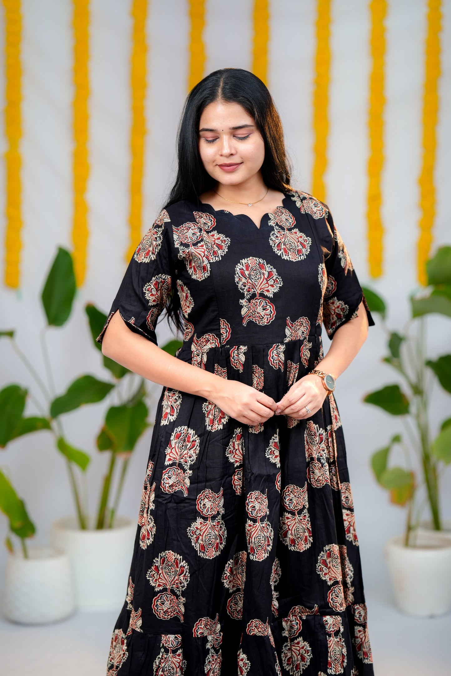 Yashika premium cotton maternity kurti