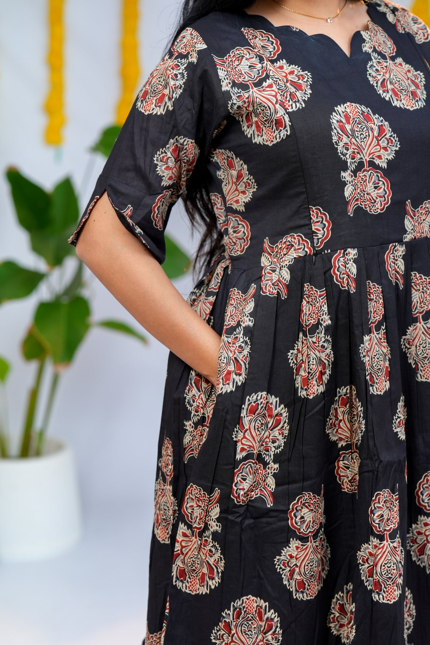 Yashika premium cotton maternity kurti