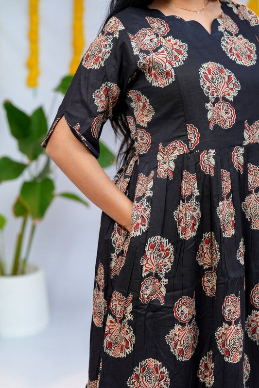 Yashika premium cotton maternity kurti