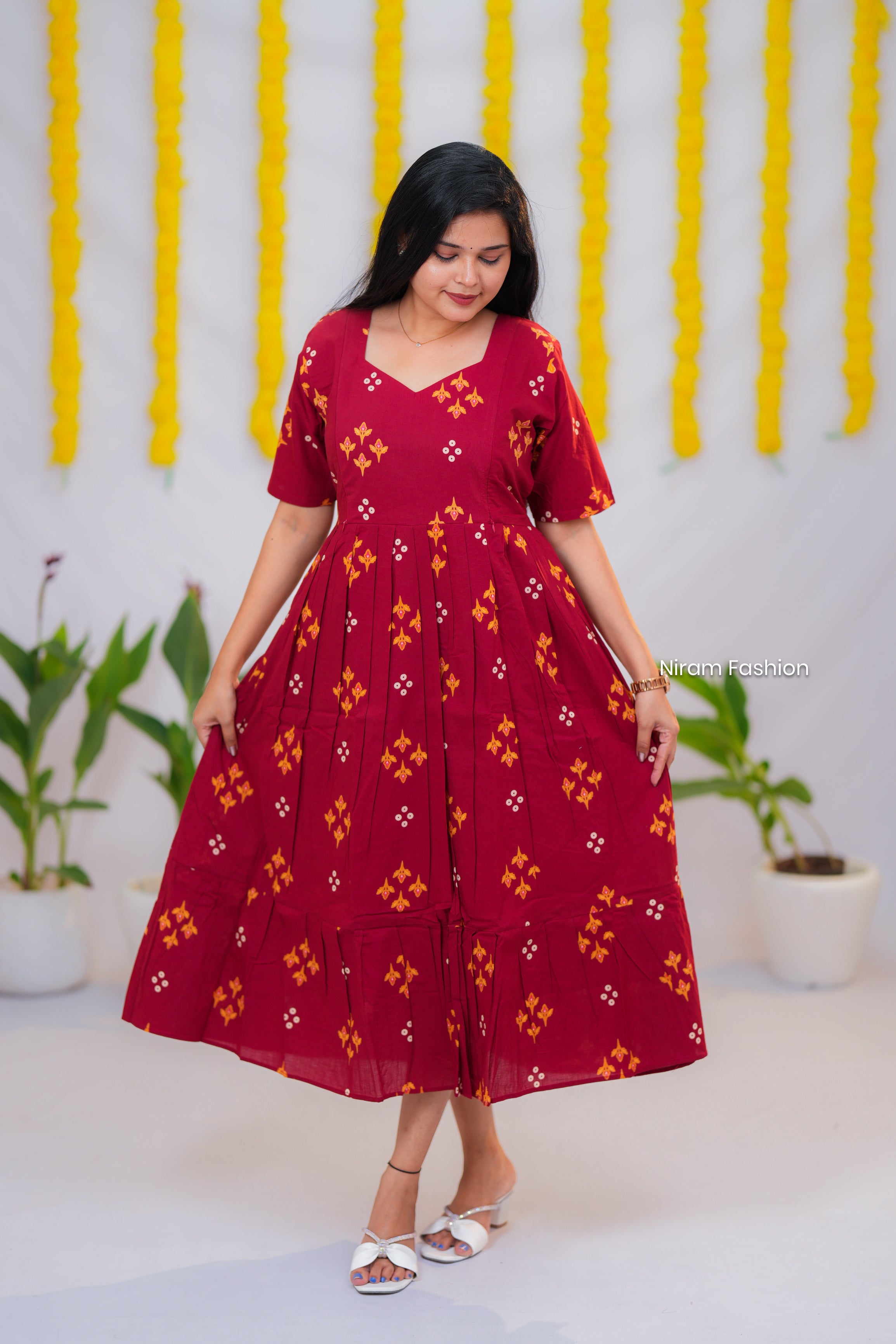 Aadhirai premium cotton maternity kurti