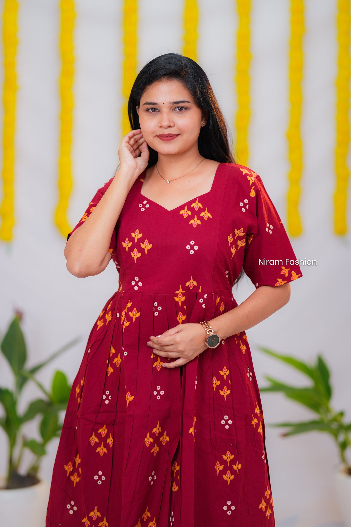Aadhirai premium cotton maternity kurti