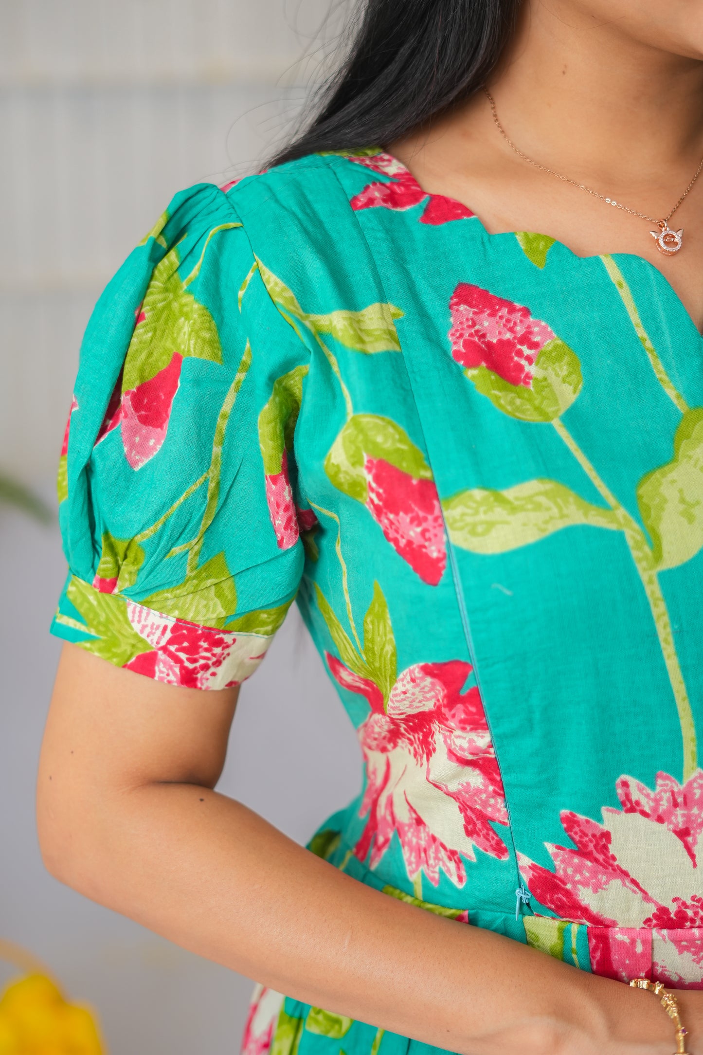 paavai premium pure cotton maternity kurti