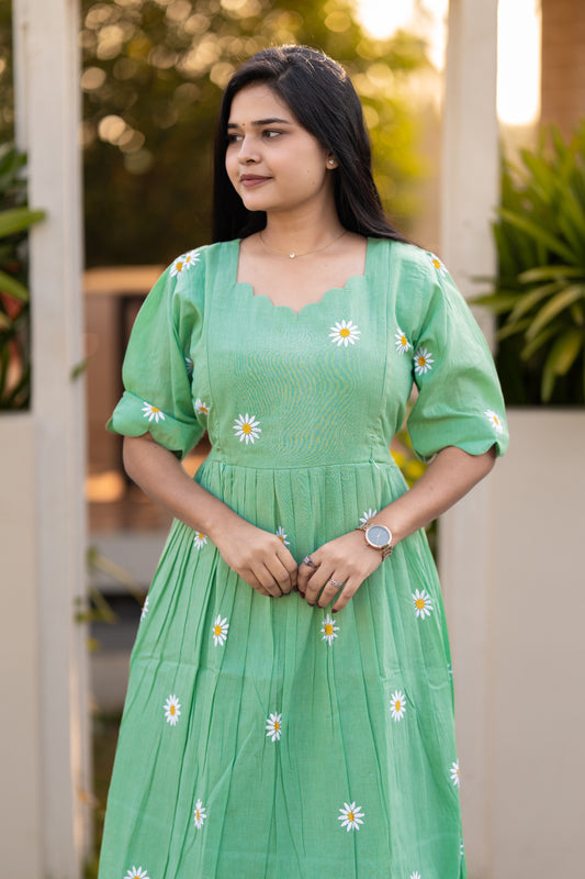 Azhagi 3 premium cotton maternity kurti