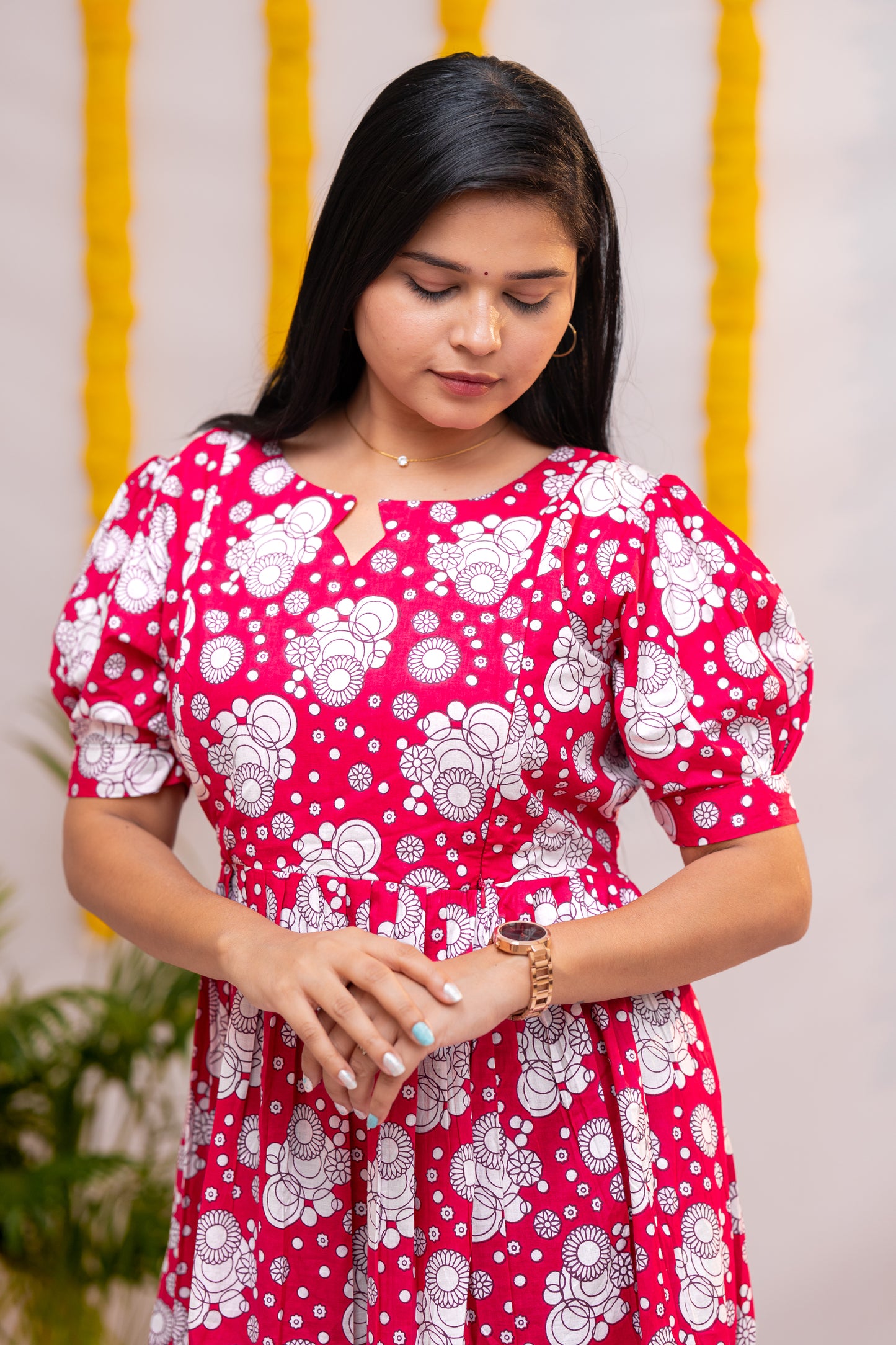 Hasini premium cotton maternity kurti