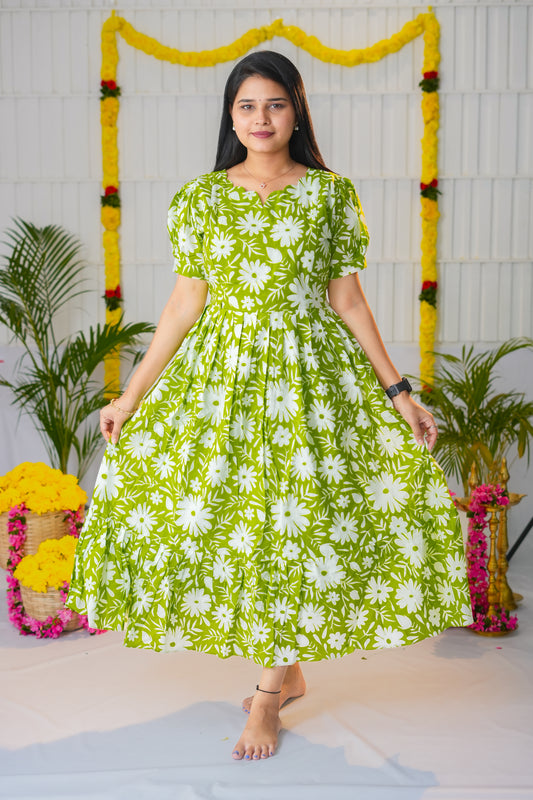 Aarthi premium cotton maternity kurti