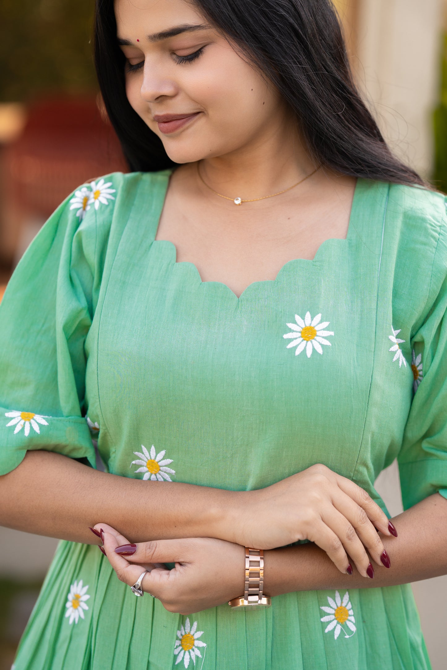 Azhagi 3 premium cotton maternity kurti