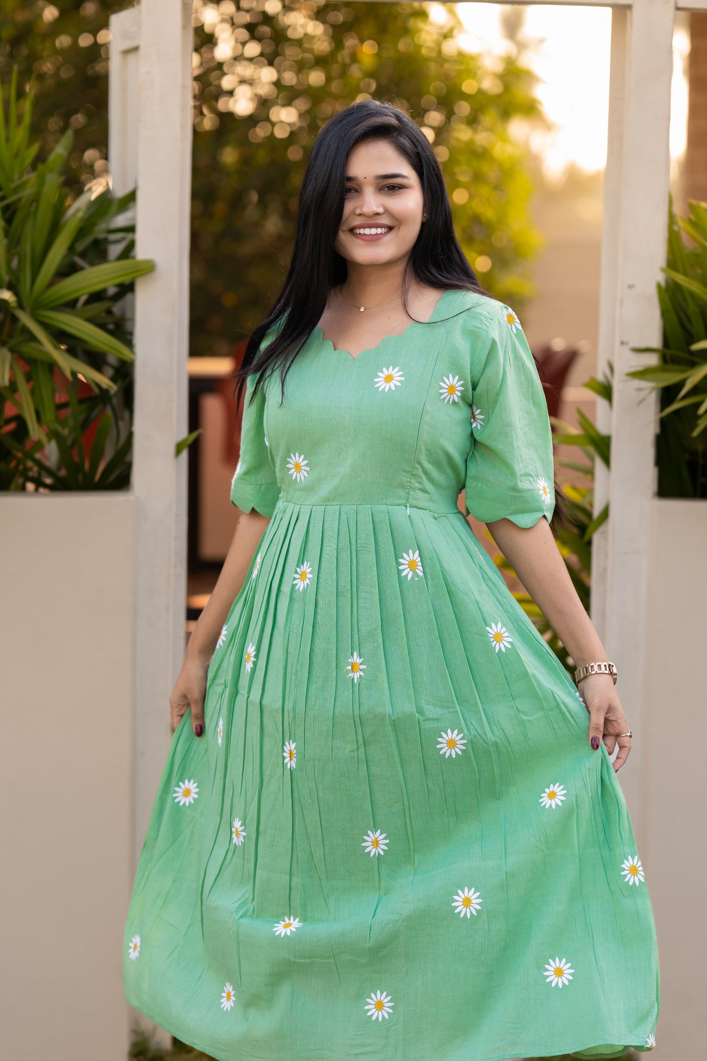 Azhagi 3 premium cotton maternity kurti
