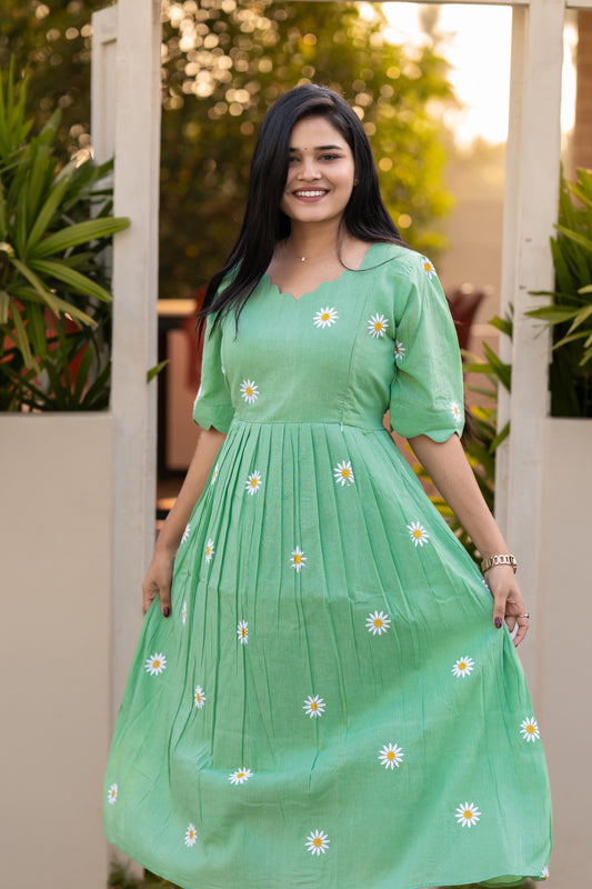 Azhagi 3 premium cotton maternity kurti