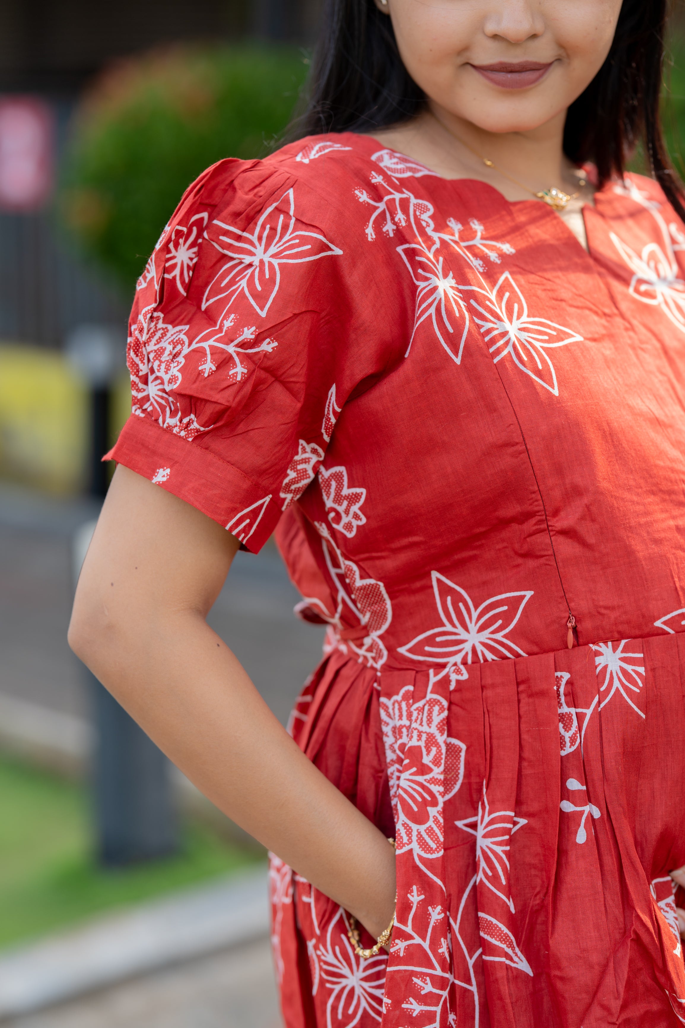 Reena 2 premium cotton maternity kurti