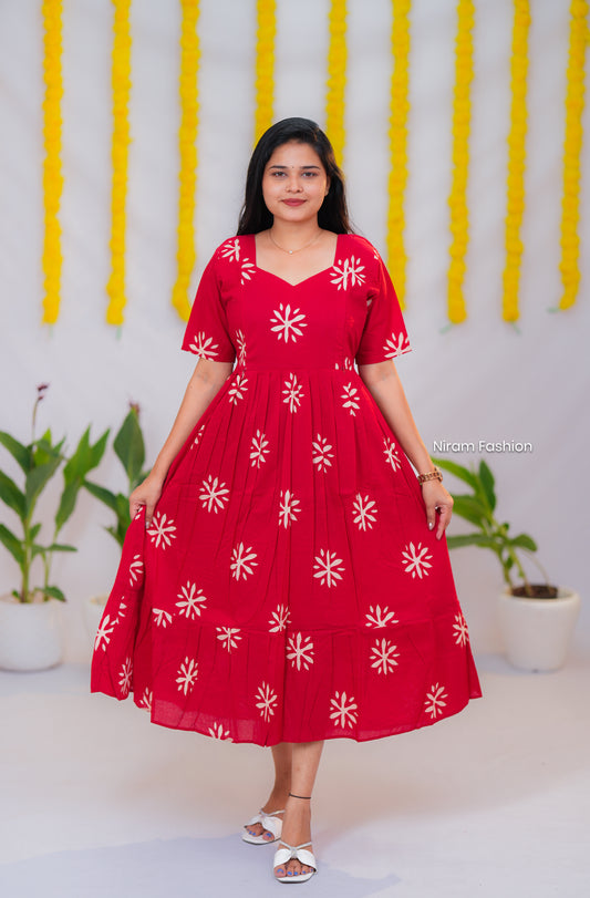 Aadhirai premium cotton maternity kurti