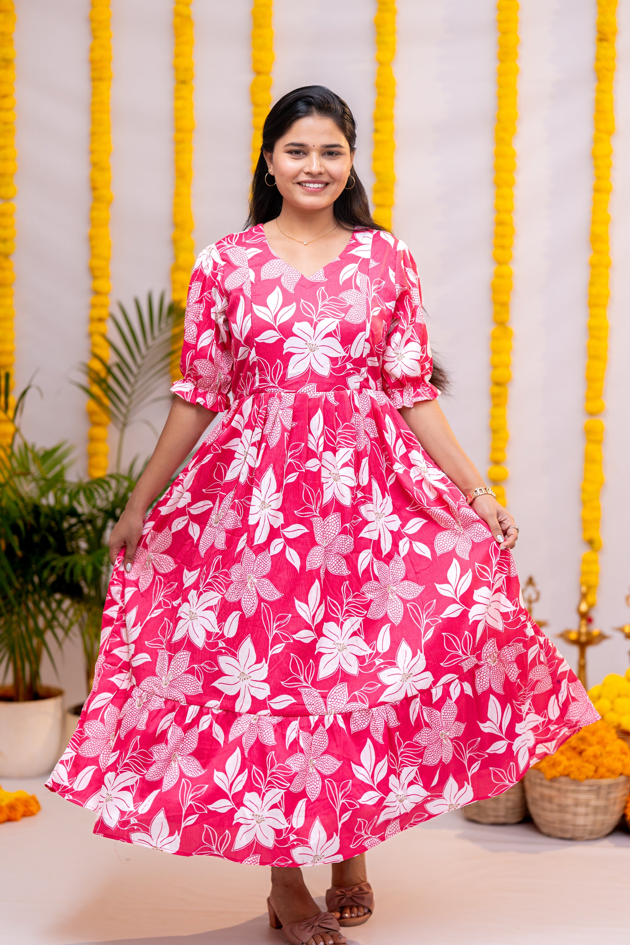 Gayu 2 premium crepe maternity kurti