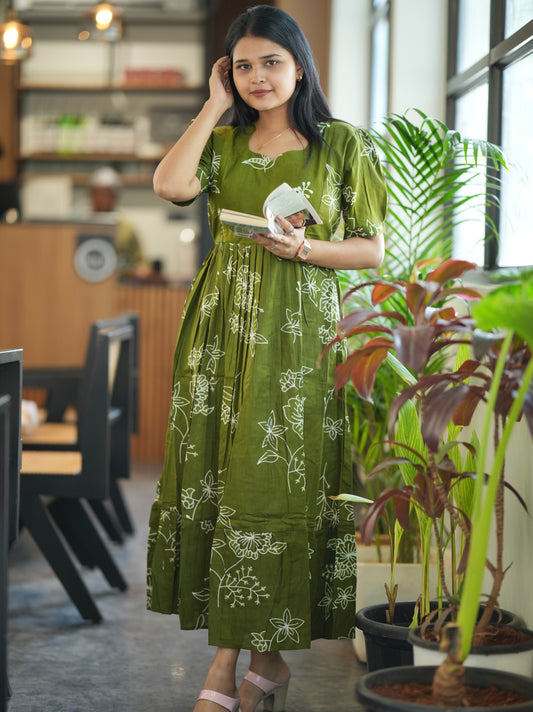 Reena 1 premium cotton Maternity Kurtis
