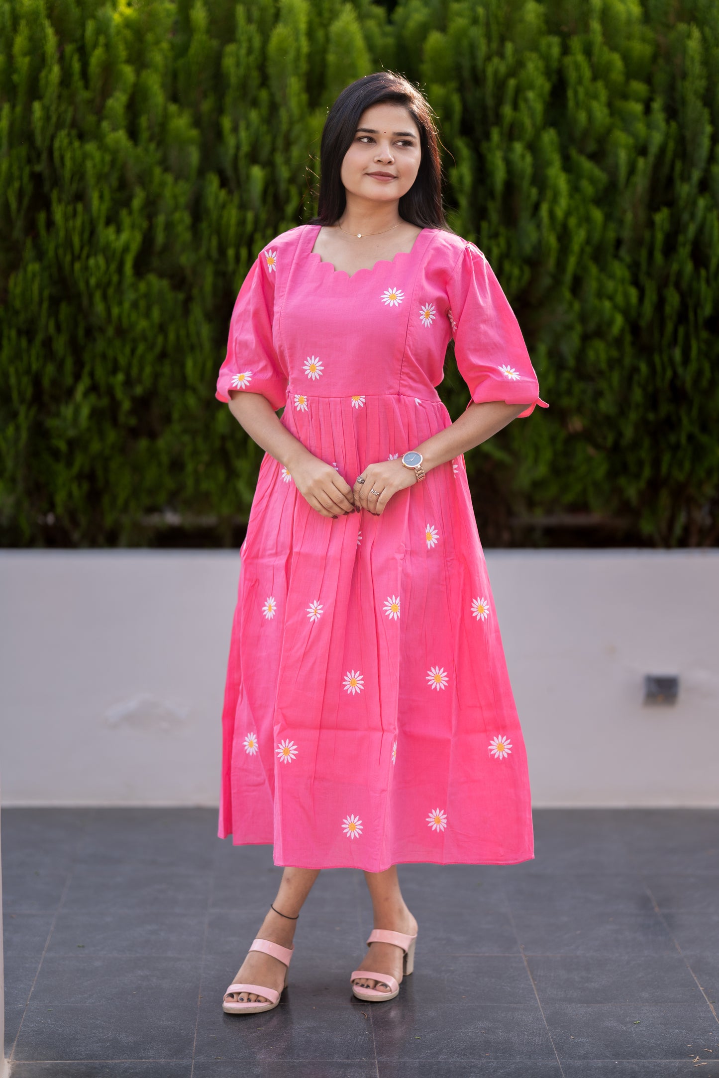 Azhagi pure cotton maternity kurti