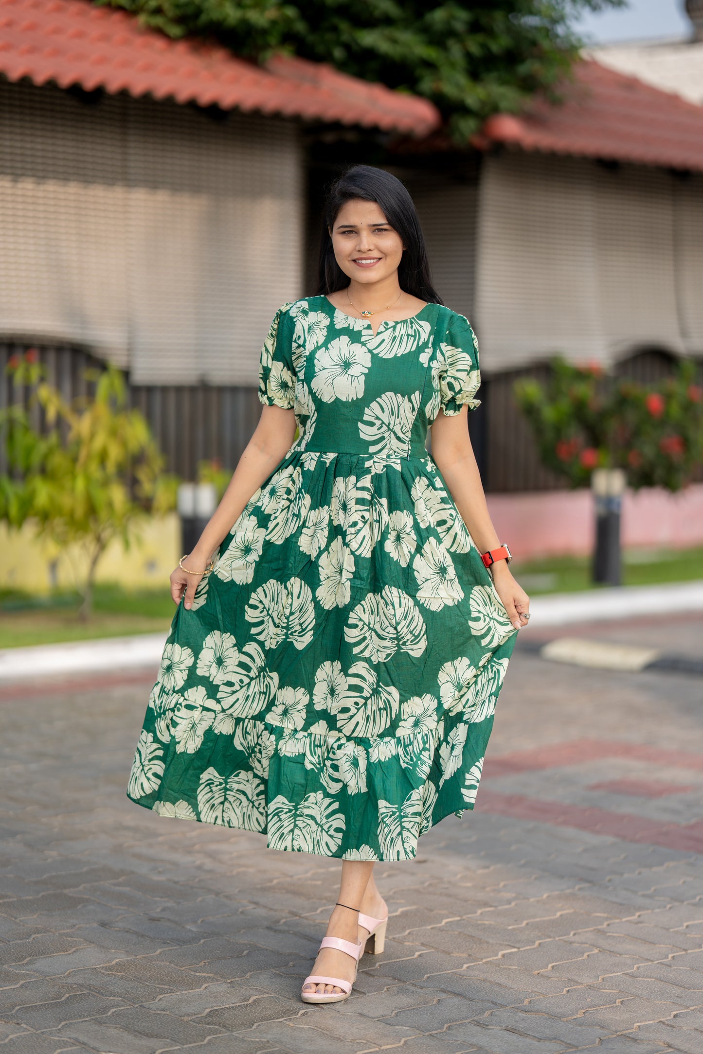 Adhulya 4 premium cotton maternity kurti