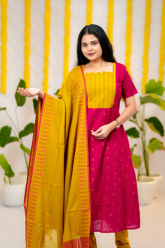 Tharagai premium cottom maternity 3 piece set