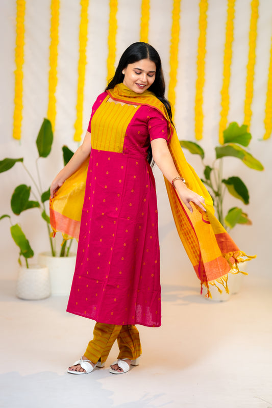 Tharagai premium cottom maternity 3 piece set