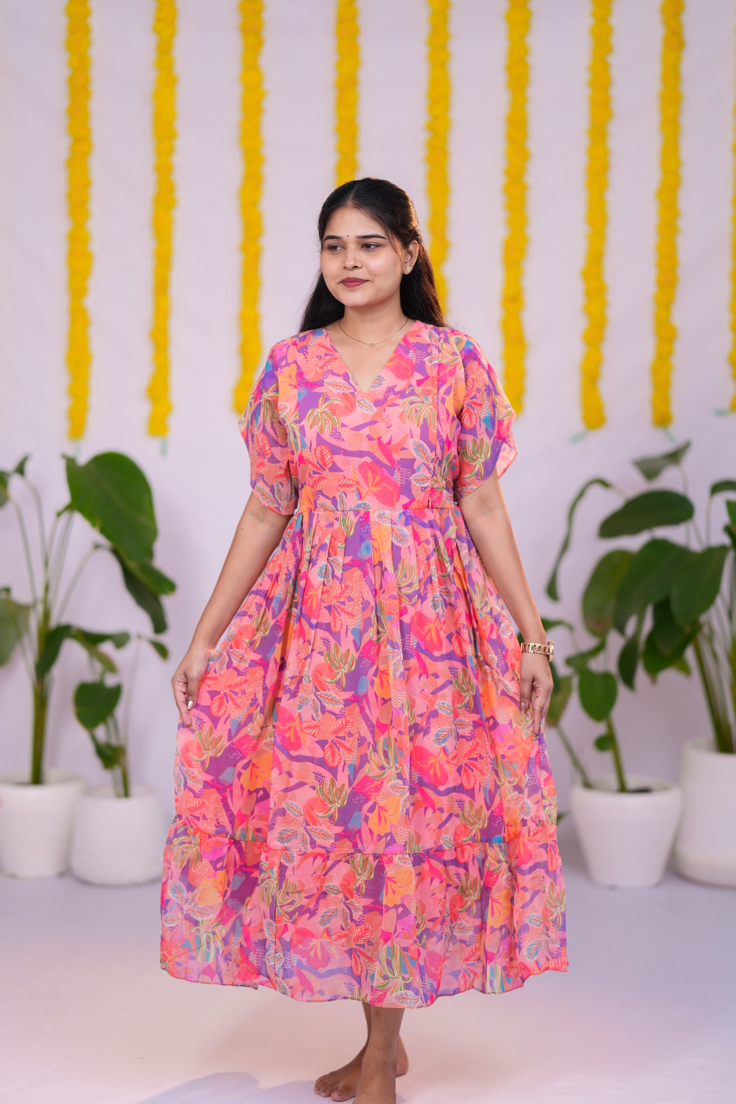 Ananya premium georgette maternity kurti