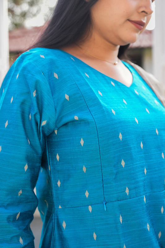Maina premium raw silk 3 piece set