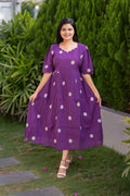 Azhagi 1 premium pure cotton maternity kurti