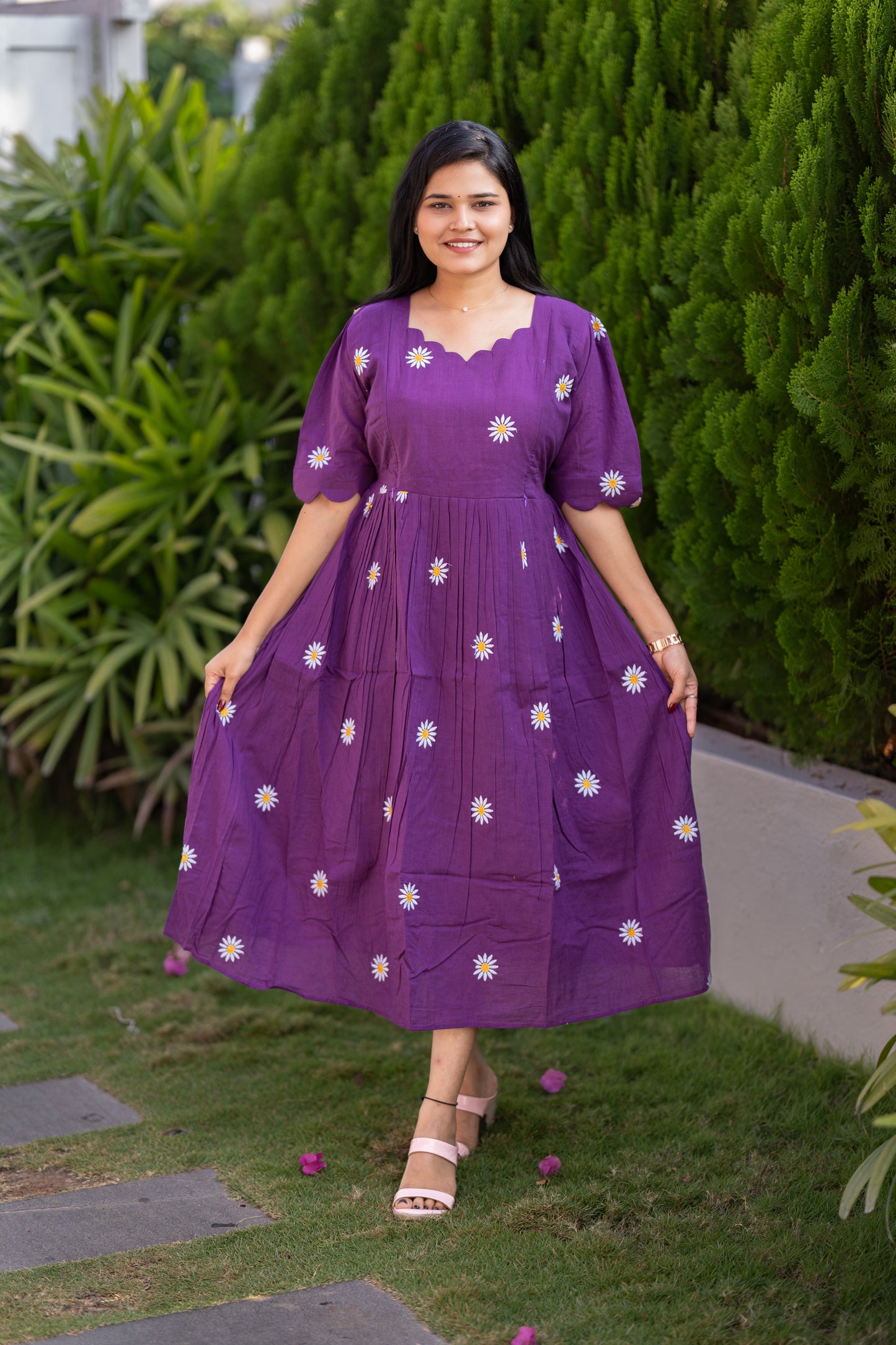 Azhagi 1 premium pure cotton maternity kurti