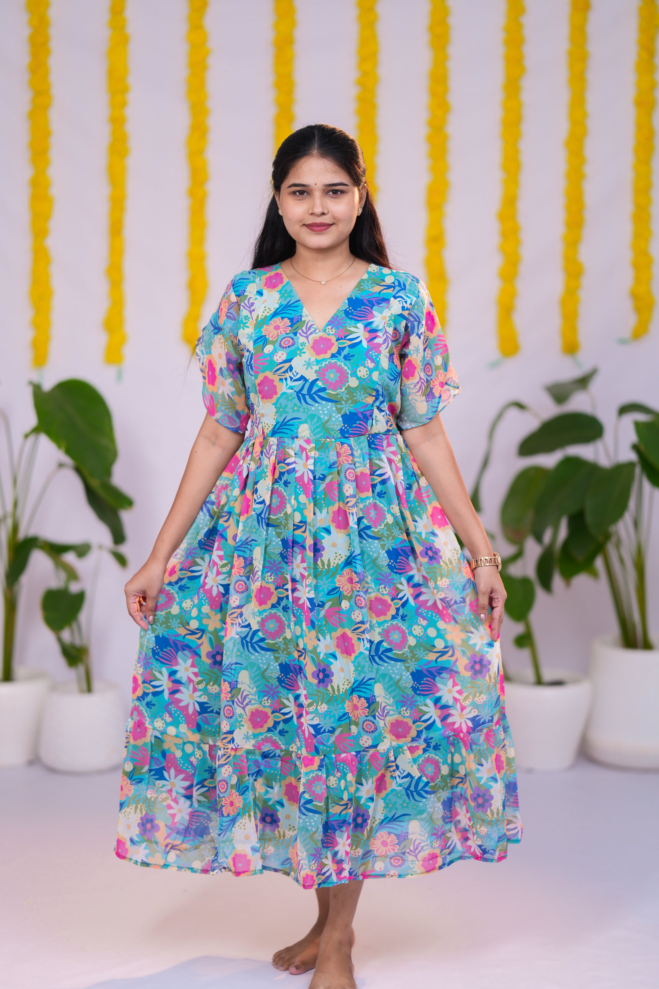 Ananya premium georgette maternity kurti
