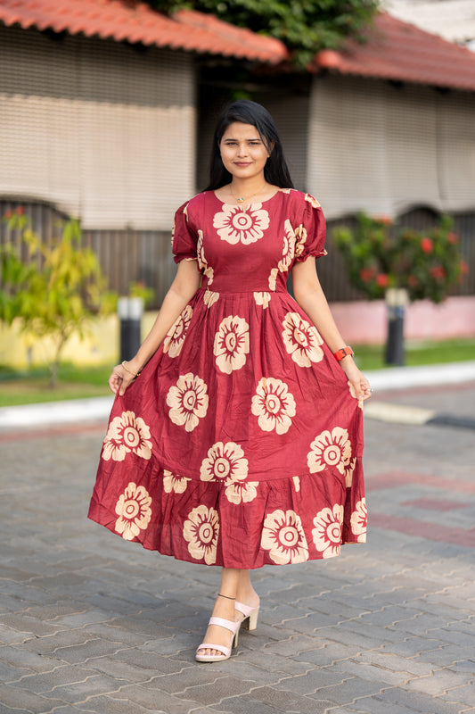 Adhulya 3 premium cotton maternity kurti