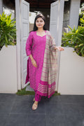 Maina premium raw silk maternity 3 piece set