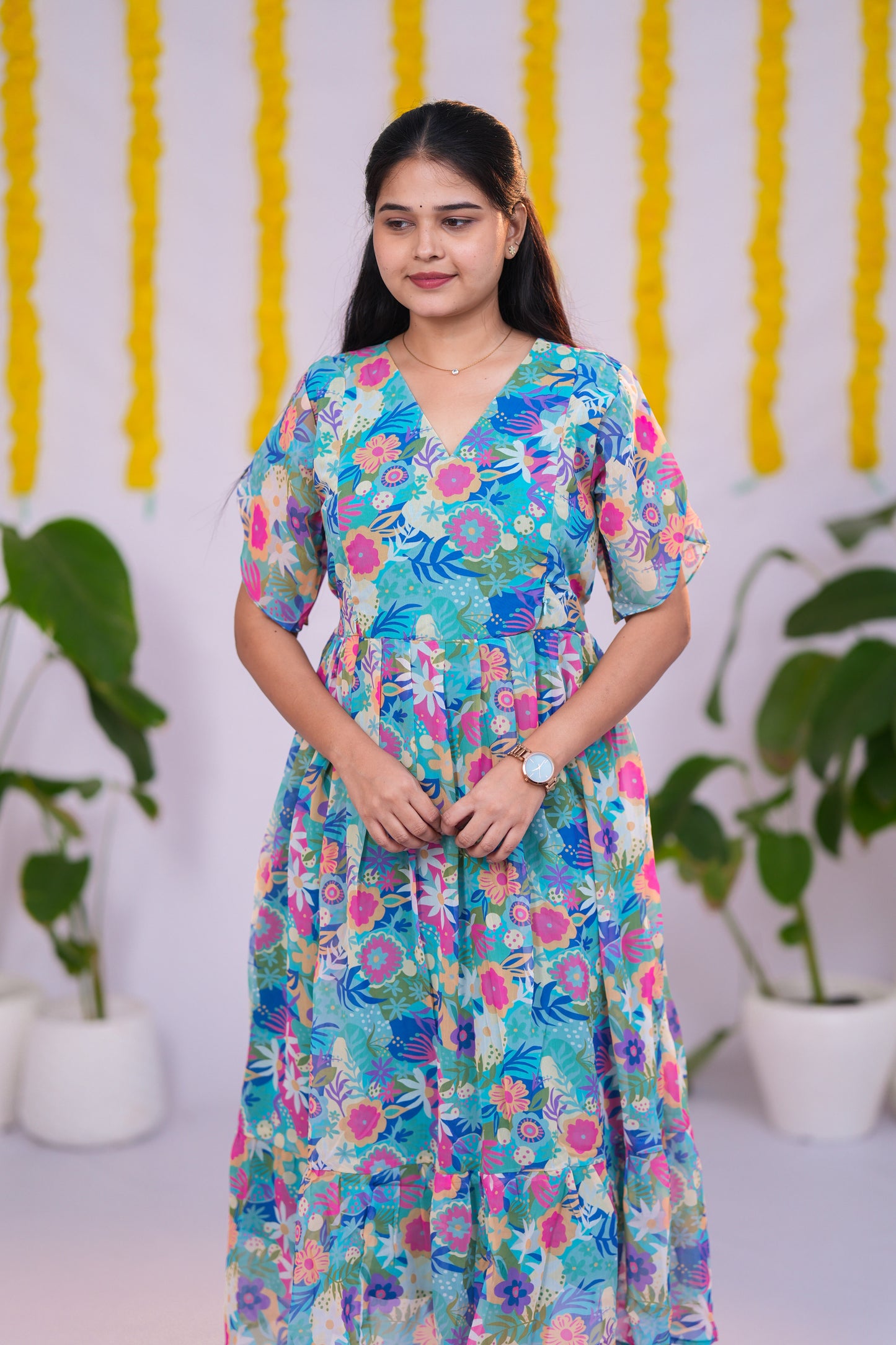 Ananya premium georgette maternity kurti