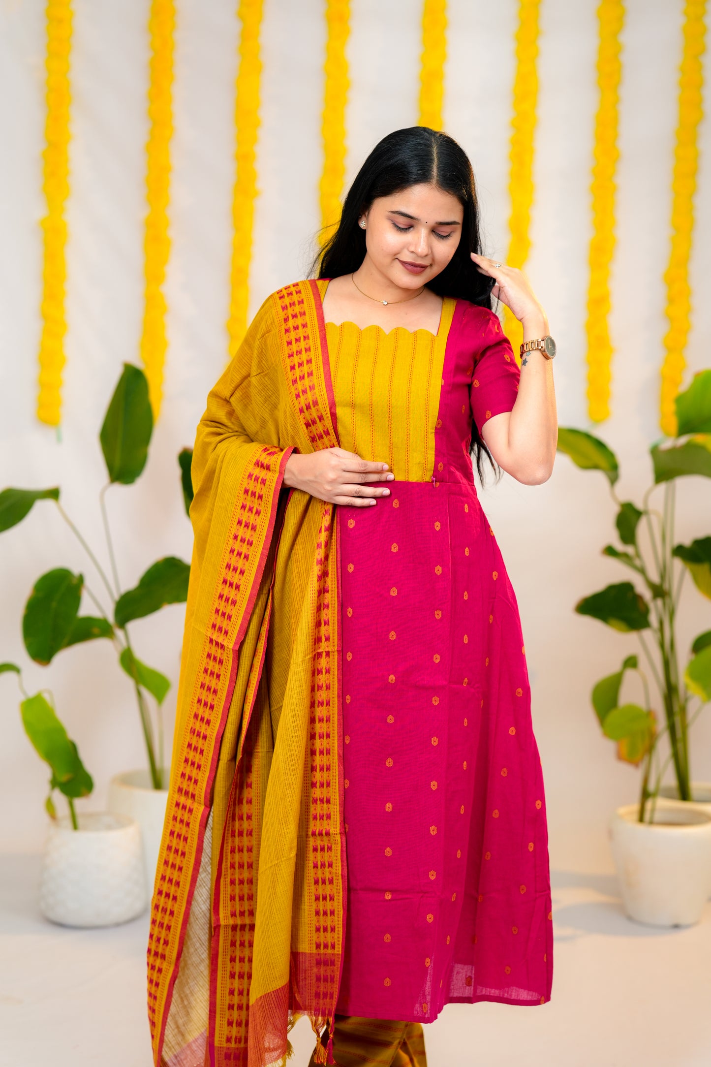 Tharagai premium cottom maternity 3 piece set