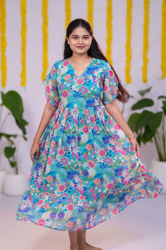 Ananya premium georgette maternity kurti