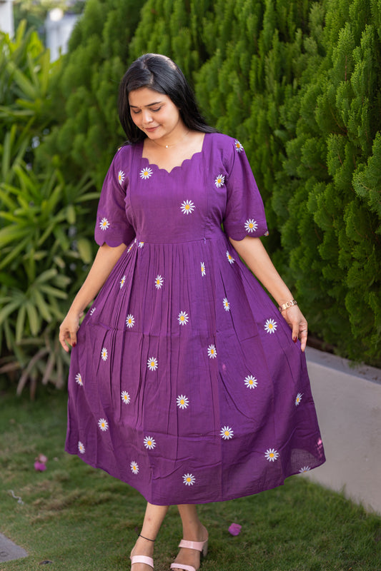 Azhagi 1 premium pure cotton maternity kurti