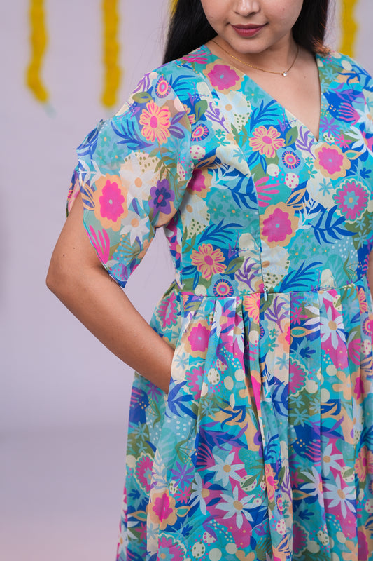Ananya premium georgette maternity kurti