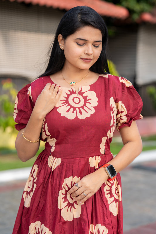 Meenu premium cotton maternity kurti