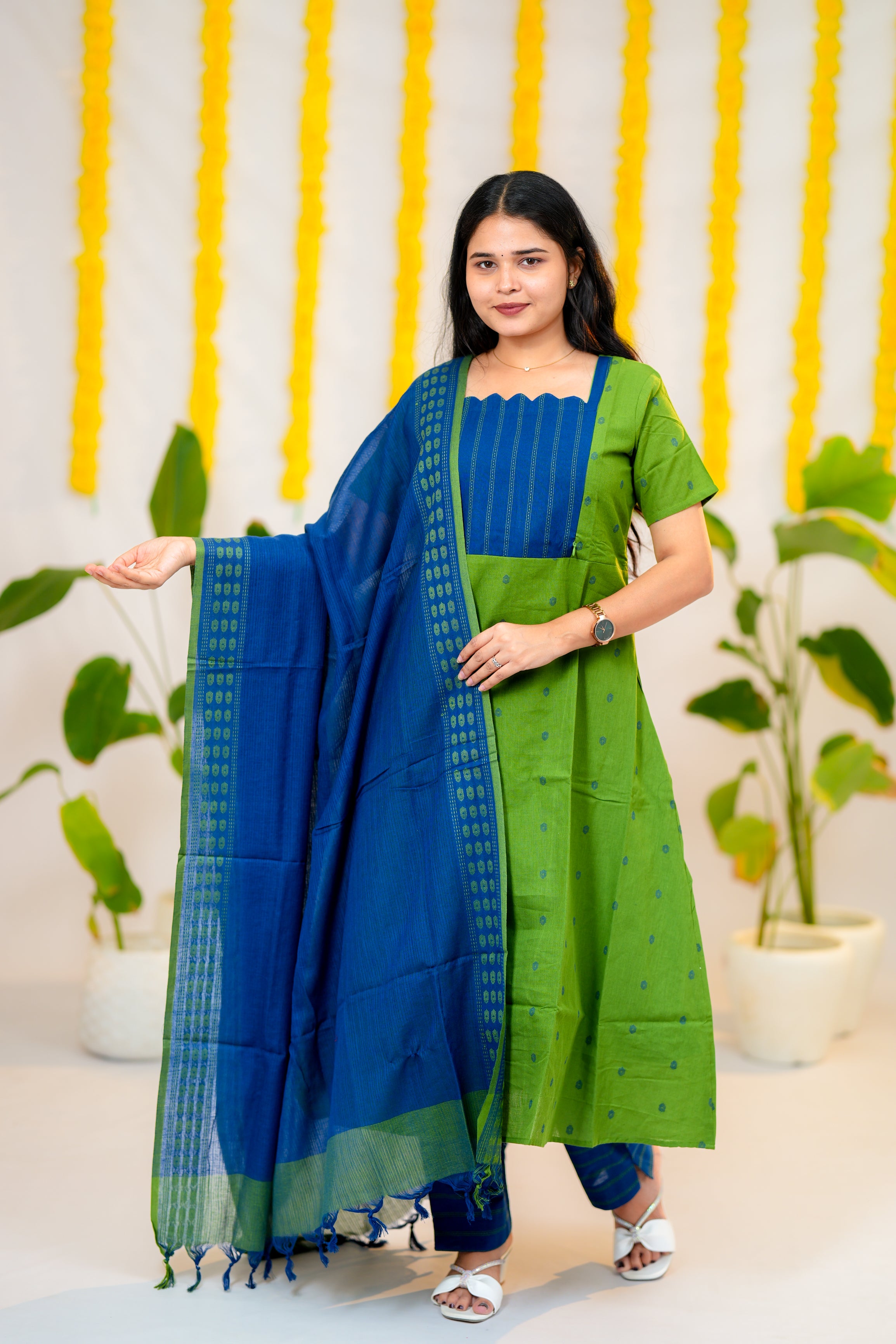 Tharagai premium cotton maternity 3 piece set