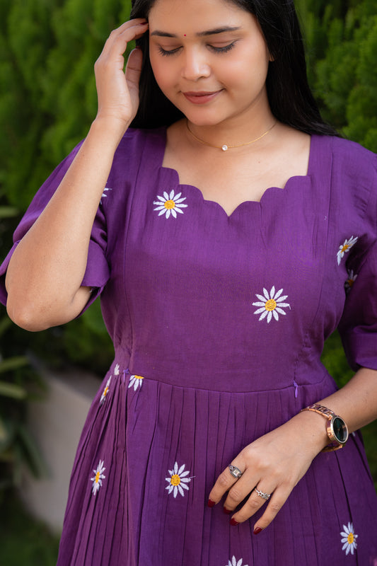 Azhagi 1 premium pure cotton maternity kurti