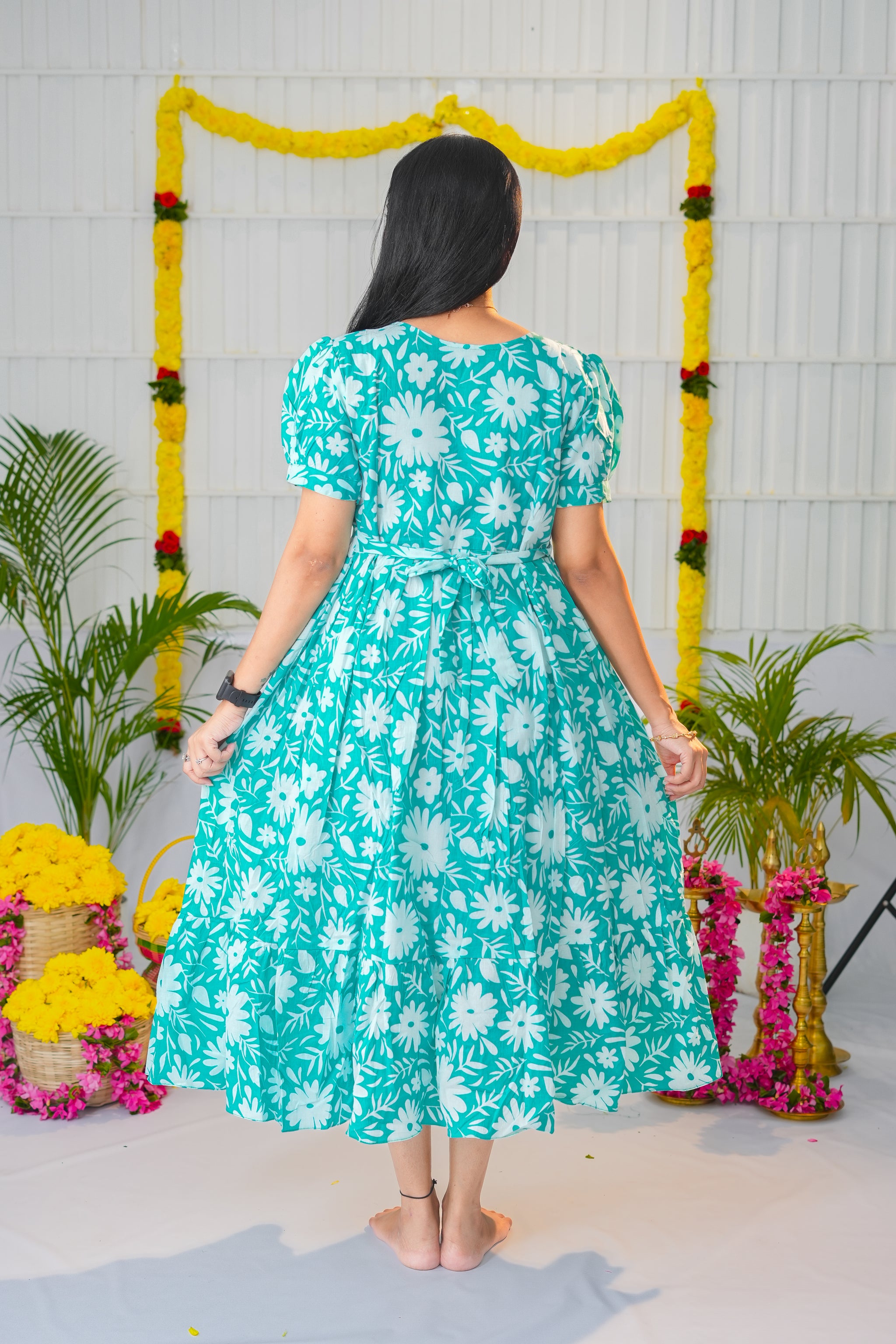 Manasa premium cotton maternity kurti