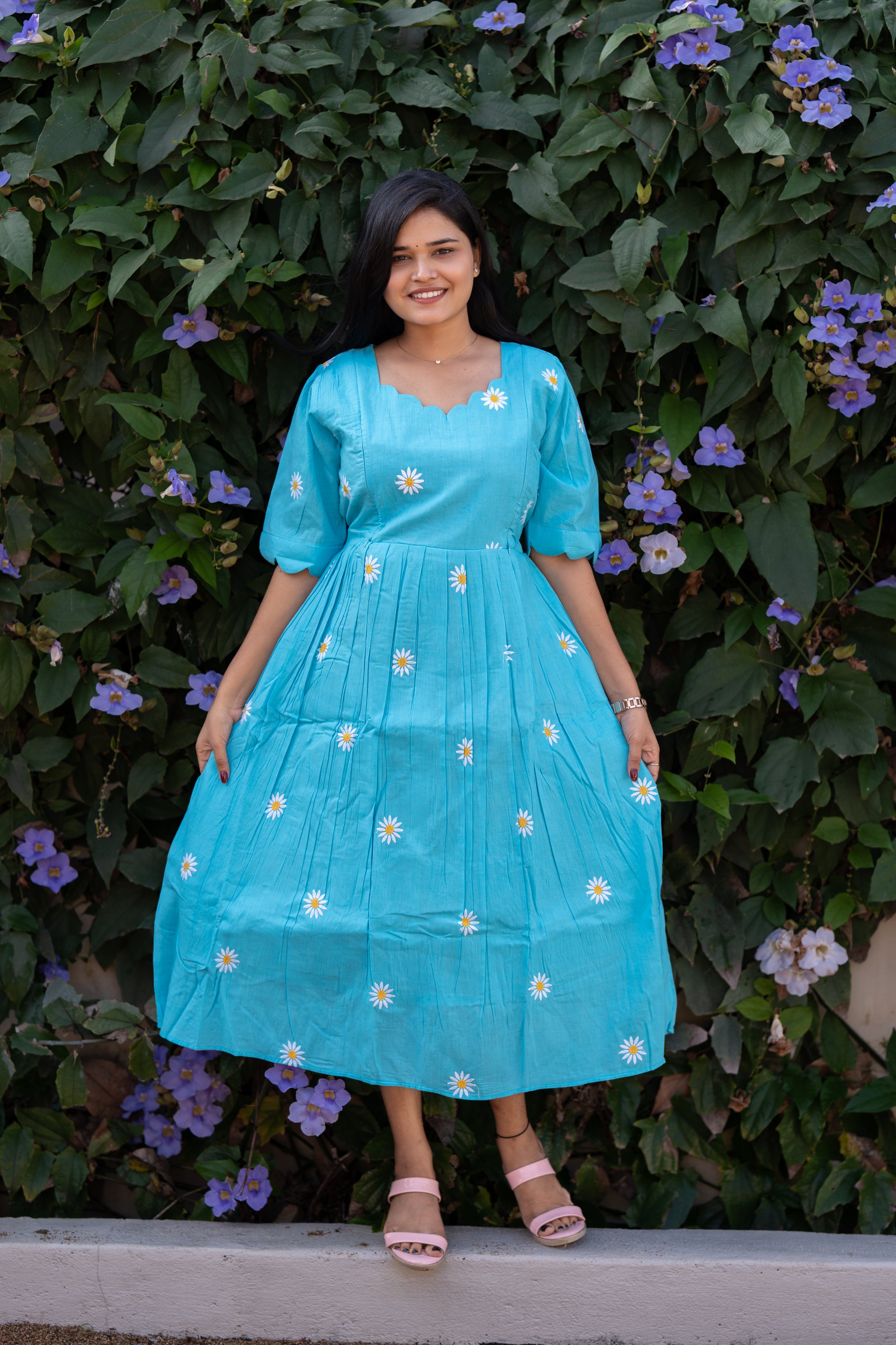 Azhagi 2 premium pure cotton maternity kurti